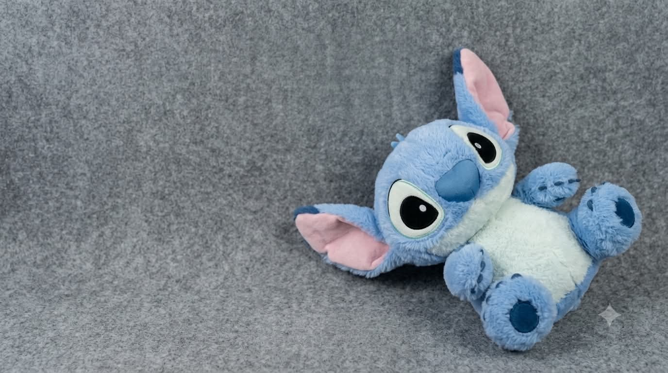 A Stitch Plush Toy from my Girlfriend